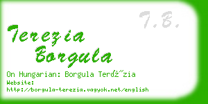 terezia borgula business card